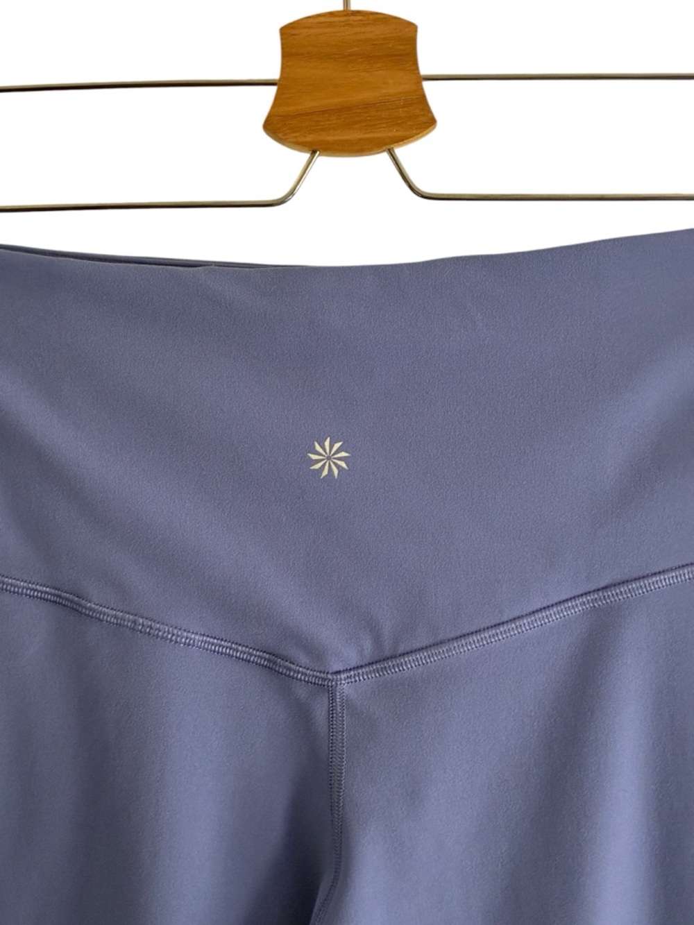 Athleta Elation Wide Crop Pants Blue High Rise Flare Yoga 1X - Picture 4 of 9